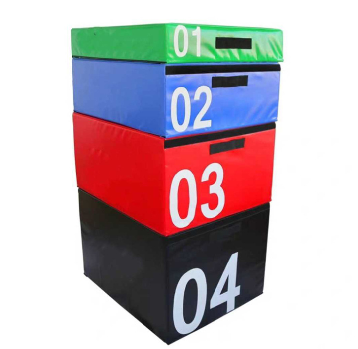 Plyo Jump Box - Kotak Lompat Gym Berbahan Kulit PU