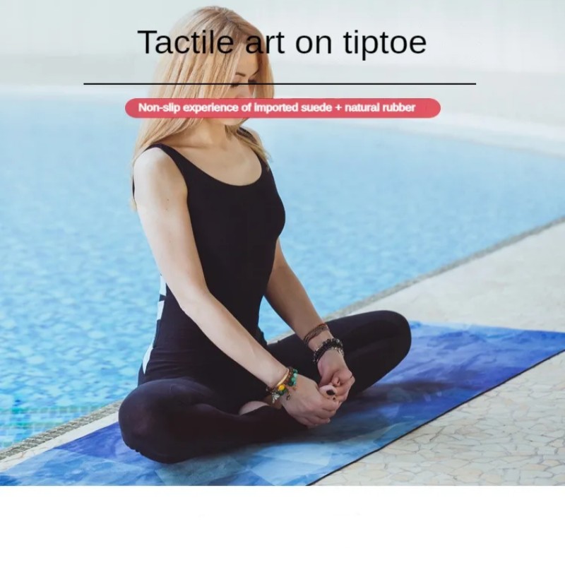 Zen Yoga Fitness - Zen Rhyme matras Yoga Suede karet