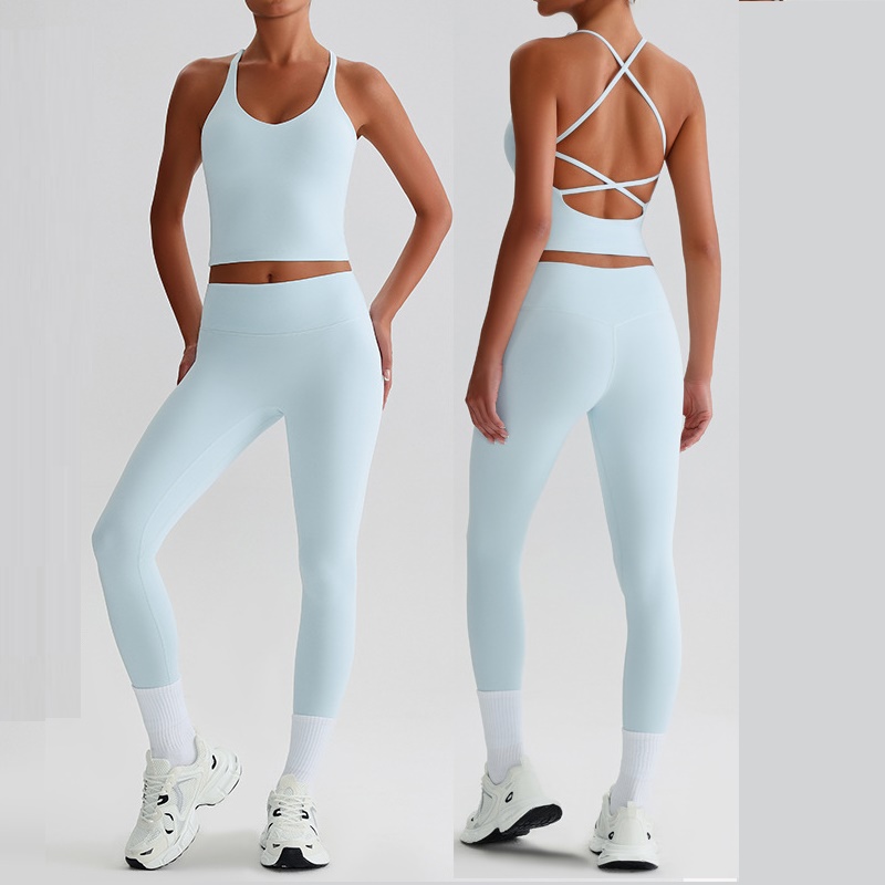 Set Yoga Gym Warna Solid Leggi - Yoga Fitness Jacket ulasan dan harga