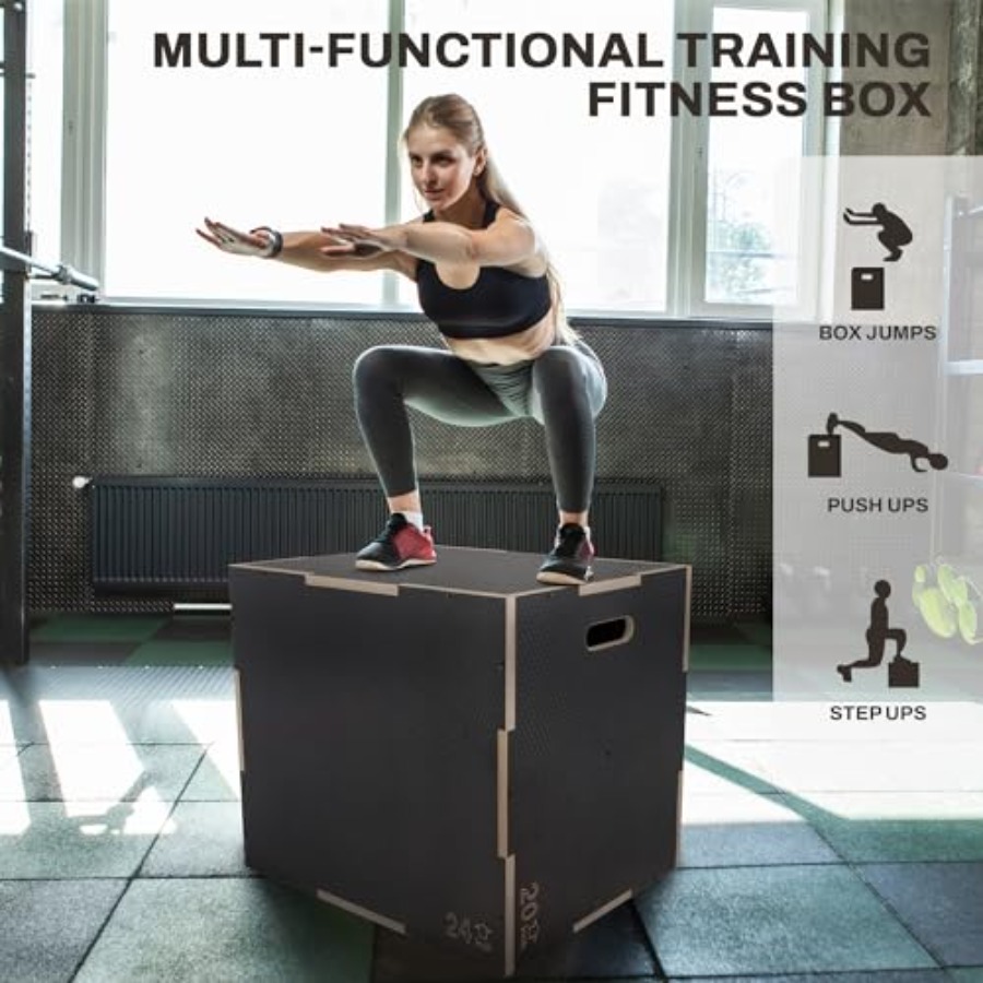 Platform latihan plyometric gy - Plyo Jump Box ulasan dan harga