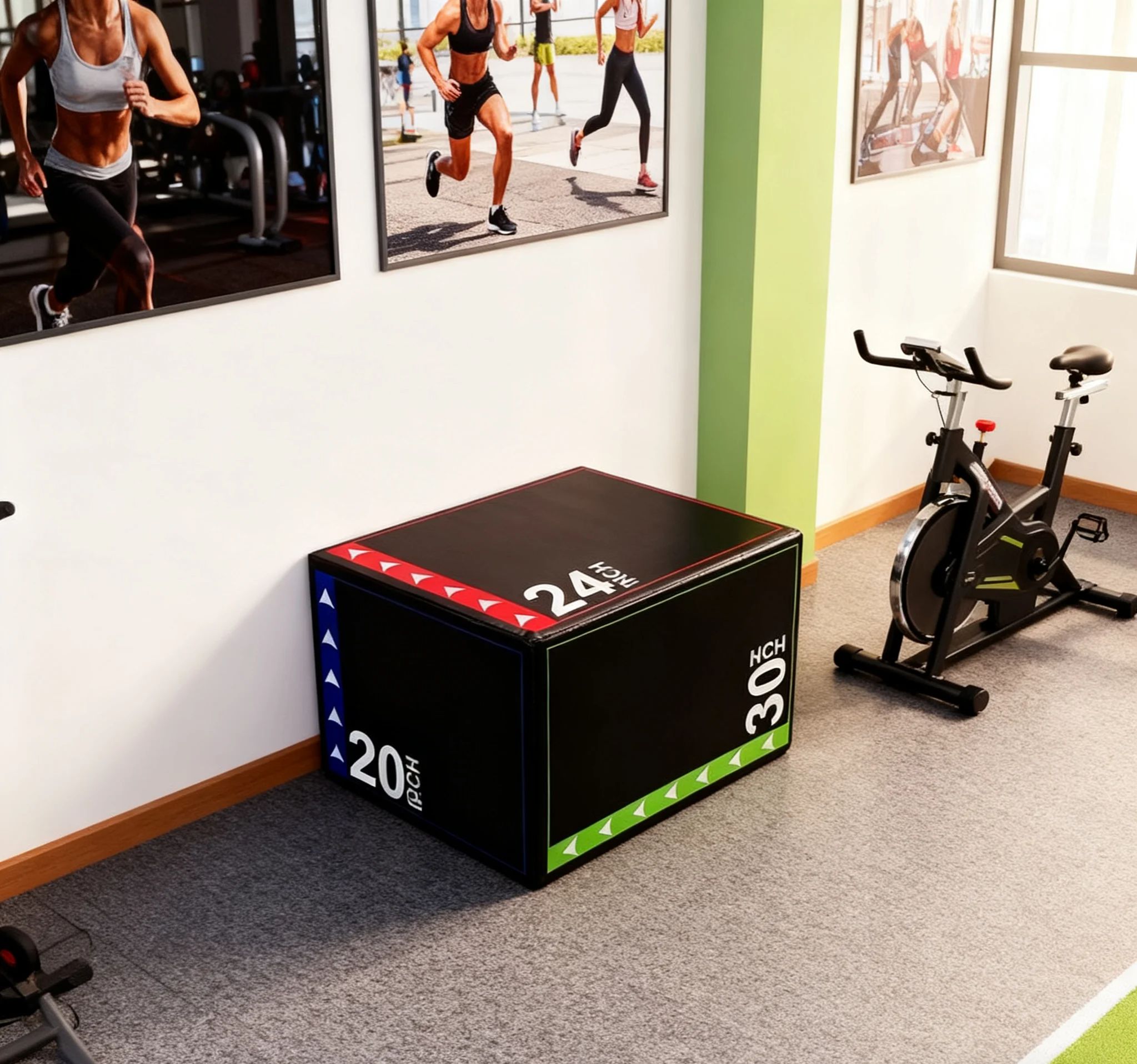 Kotak Lompat Plyometric 3-in-1 - Plyo Jump Box ulasan dan harga