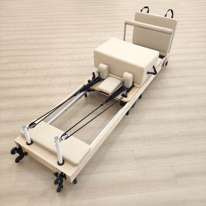 Tempat Tidur Lipat Kayu Oak un - Yoga Fitness Reformer ulasan dan harga