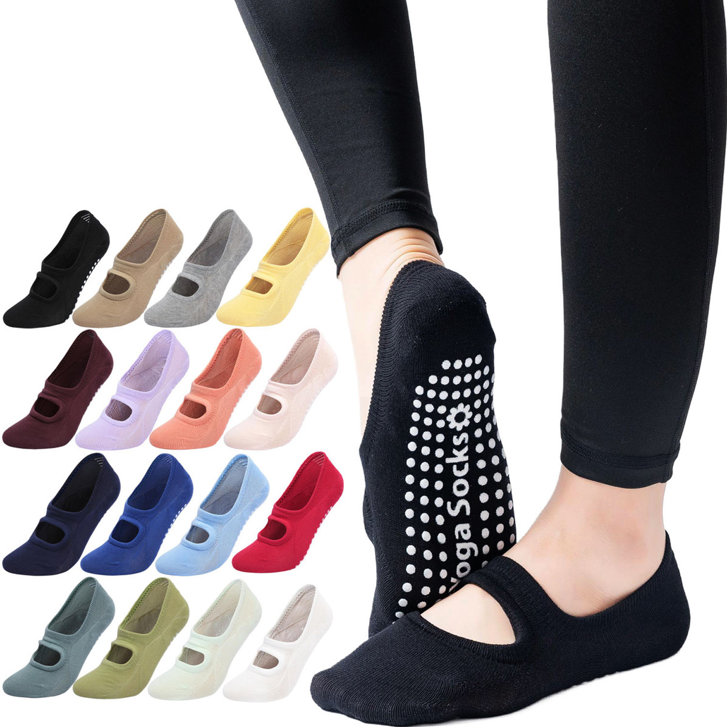 Kaus Kaki Yoga Wanita Berkuali - Yoga Fitness Gym ulasan dan harga