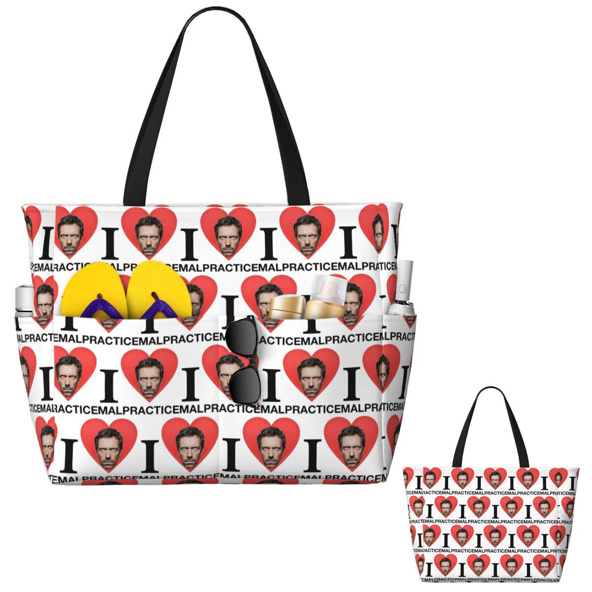 Dr House MD TV Beach Tote Bag  - Yoga Fitness Tva ulasan dan harga