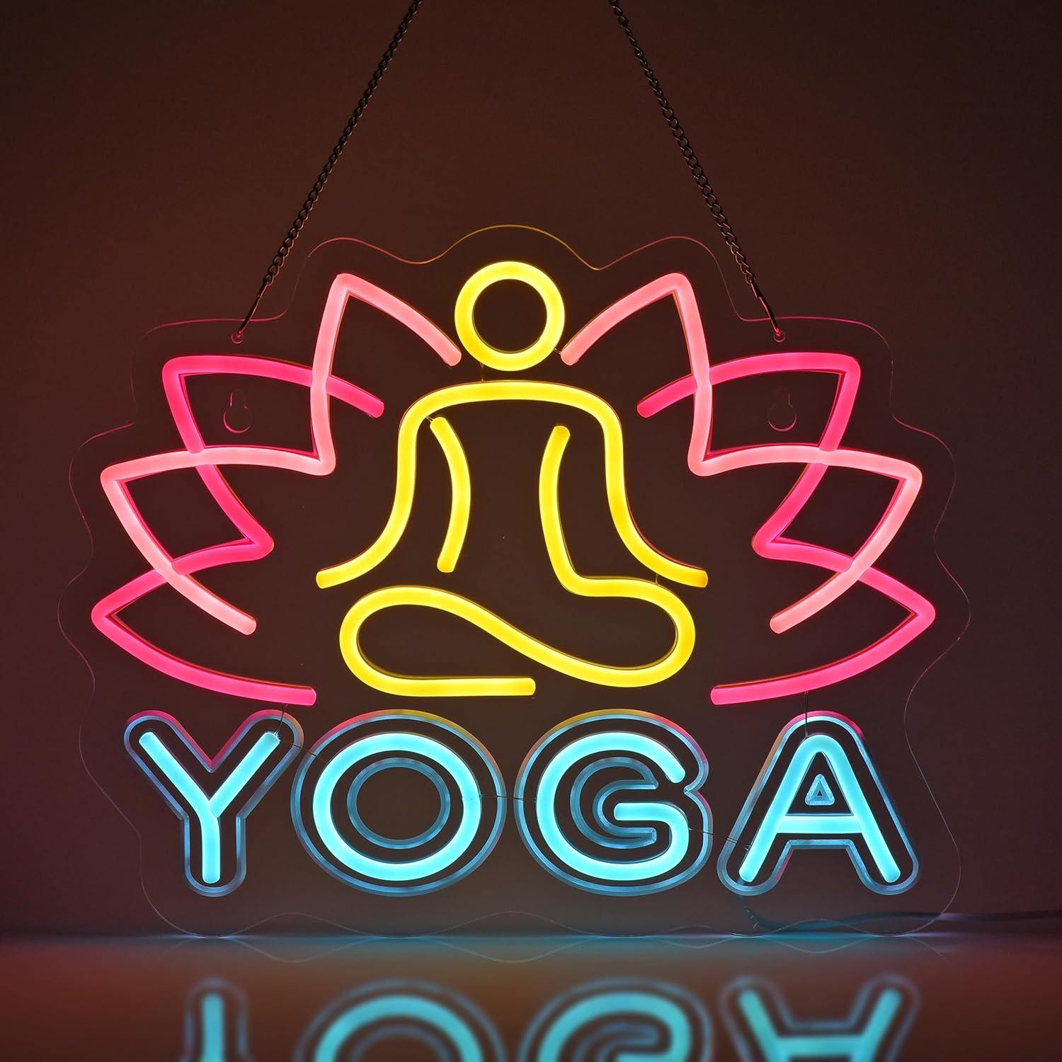 Lampu Neon Yoga, Lampu Neon Ga - Zen Yoga Fitness ulasan dan harga