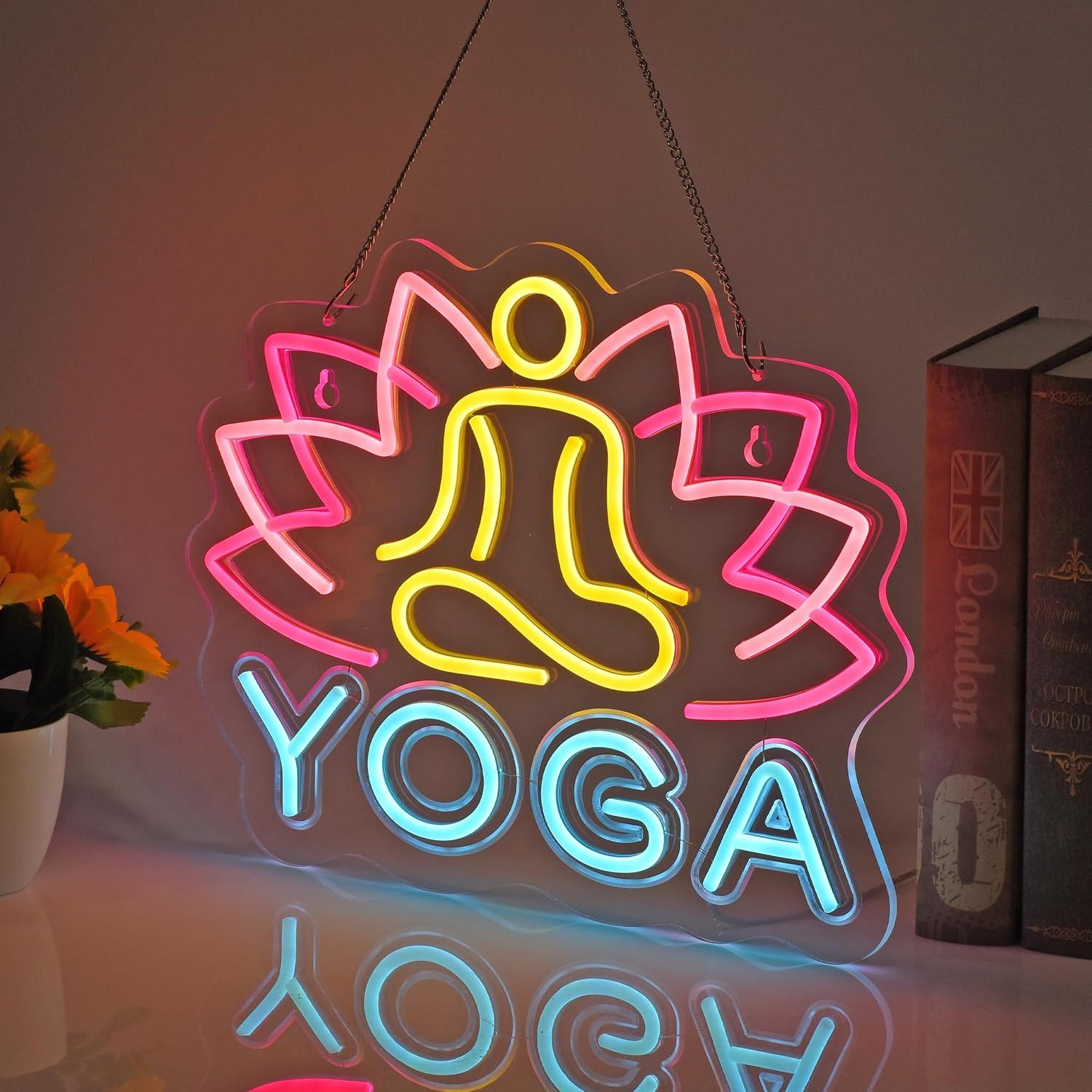 Lampu Neon Yoga, Lampu Neon Ga - Zen Yoga Fitness ulasan dan harga