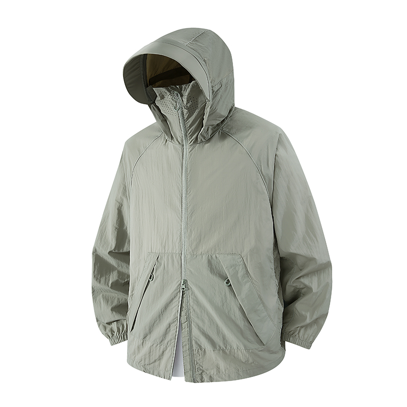 Jaket Tabir Surya Ringan Berna - Yoga Fitness Jacket ulasan dan harga