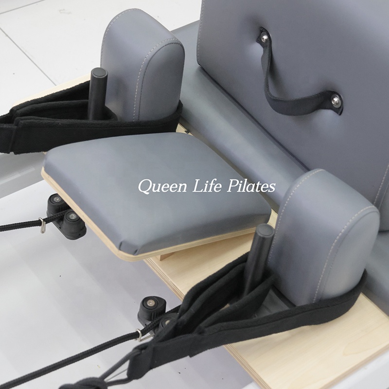 Mesin Reformer Pilates Putih d - Yoga Fitness Reformer ulasan dan harga