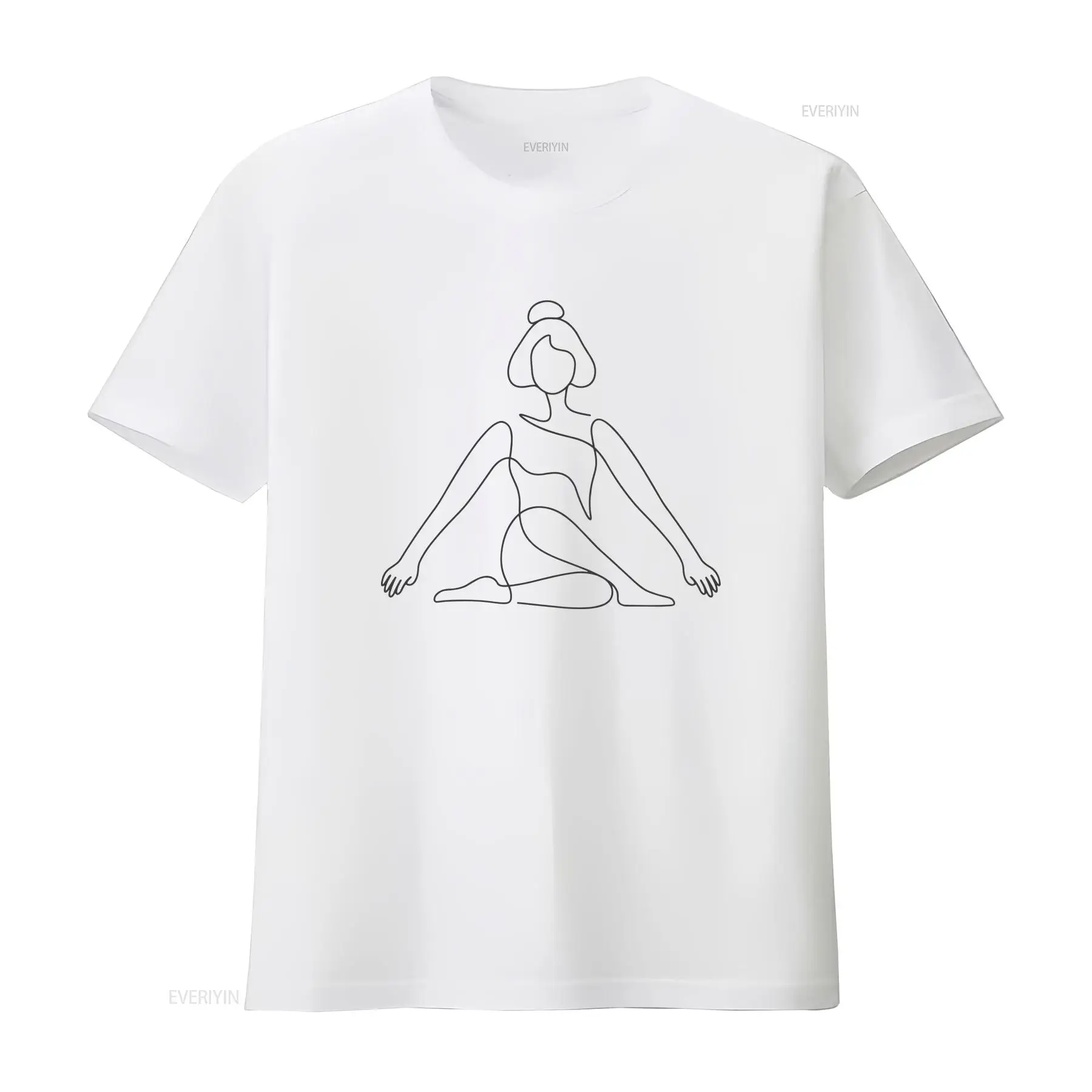 Kaos Pose Yoga Satu Garis Mini - Zen Yoga Fitness ulasan dan harga