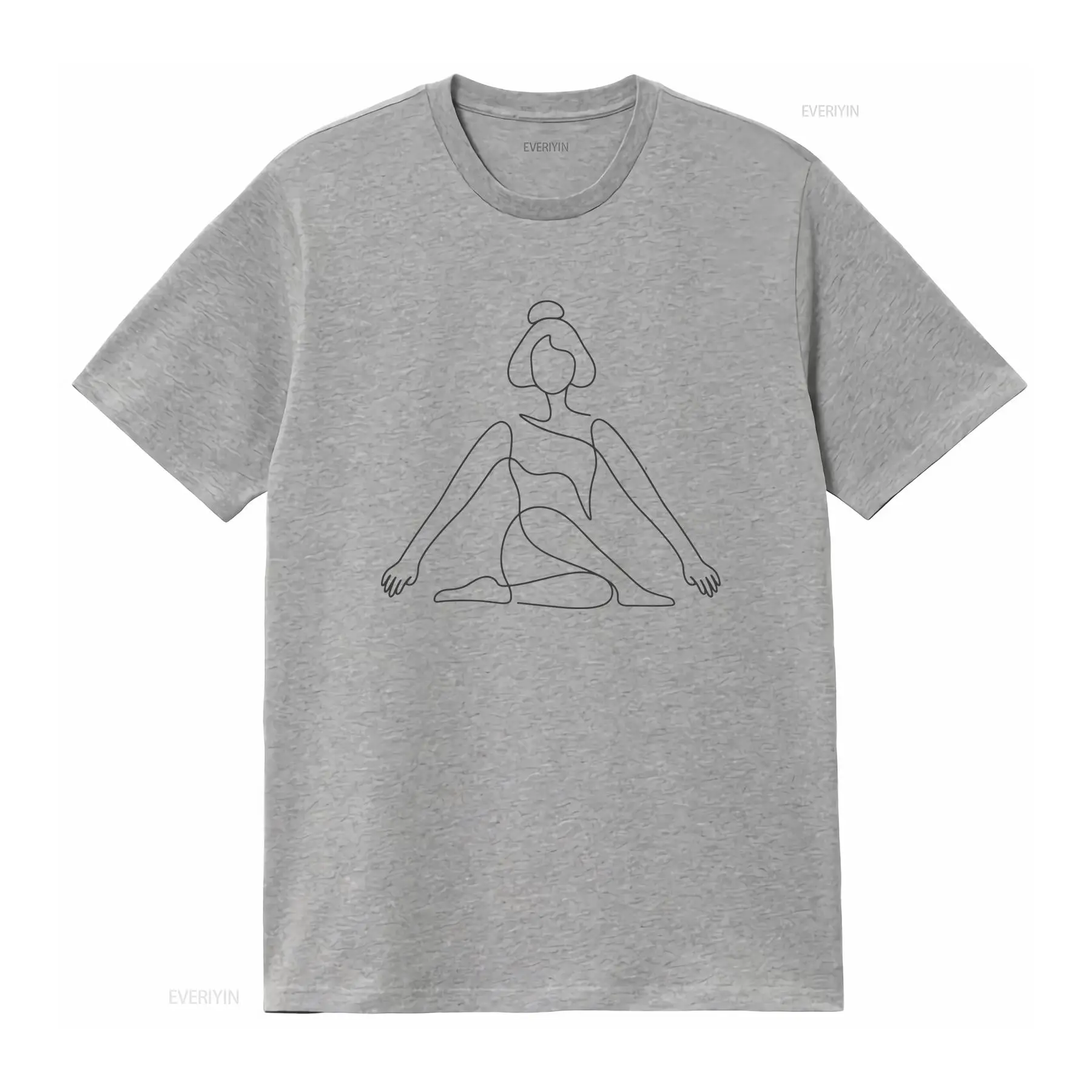 Kaos Pose Yoga Satu Garis Mini - Zen Yoga Fitness ulasan dan harga