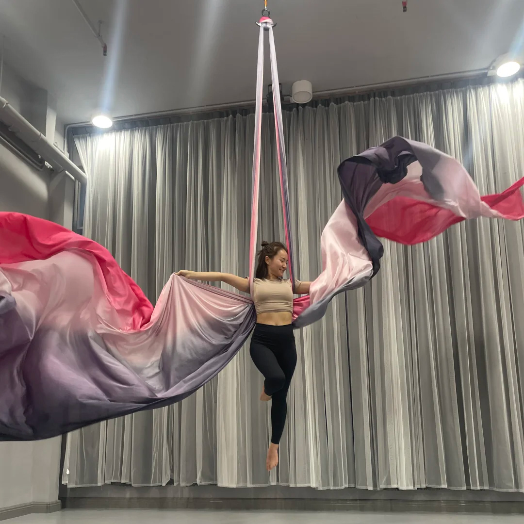 10m Aerial Silks Ombre Aerial  - Yoga And Fitness Studio ulasan dan harga