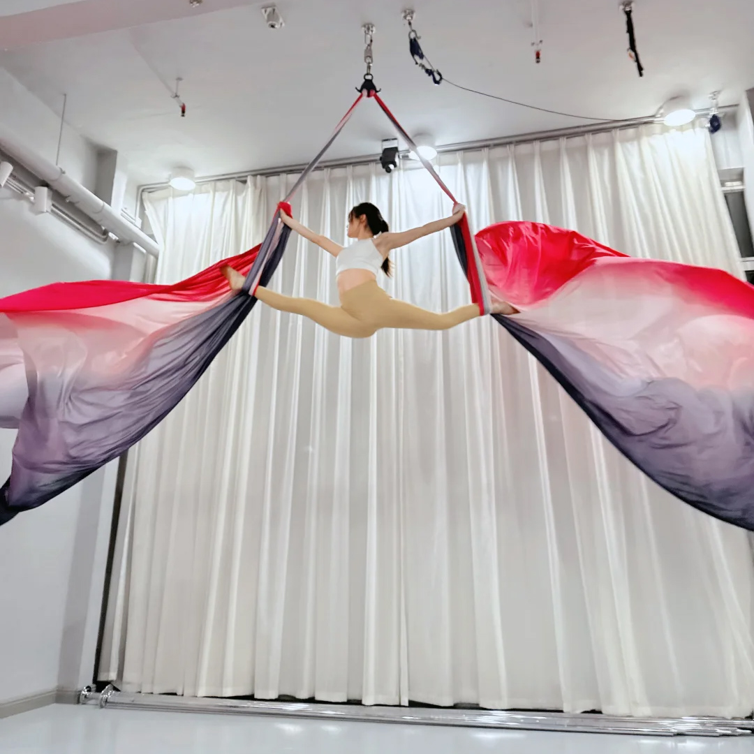 10m Aerial Silks Ombre Aerial  - Yoga And Fitness Studio ulasan dan harga