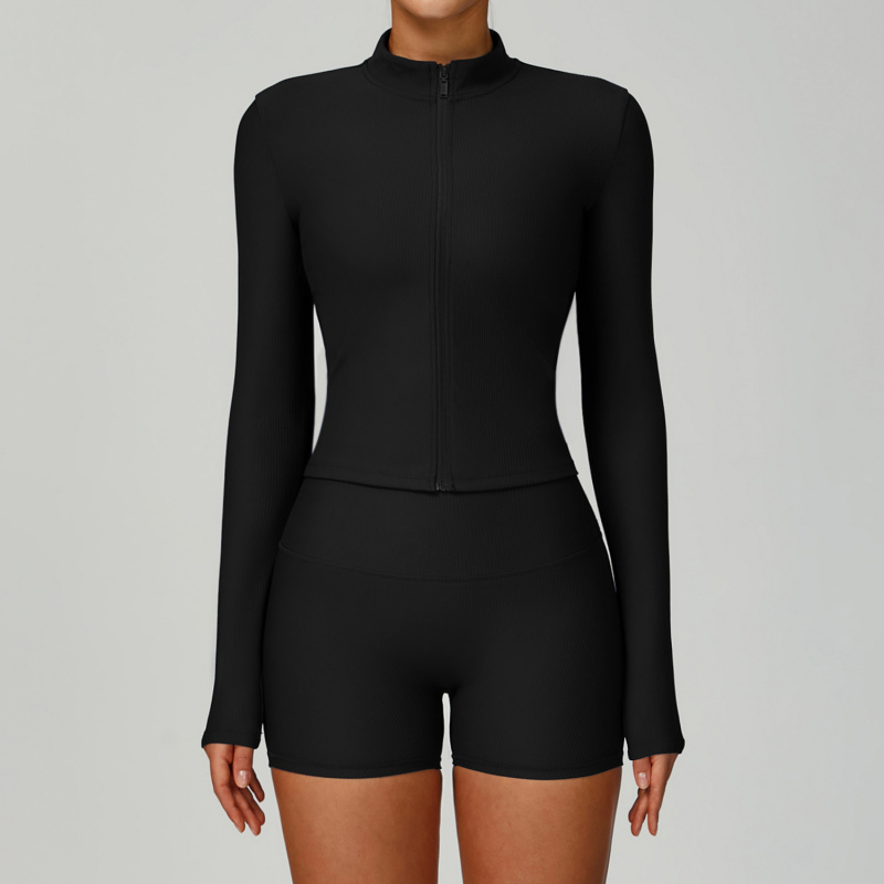 BIANHUI Jaket Yoga Slim Fit Ke - Yoga Fitness Jacket ulasan dan harga