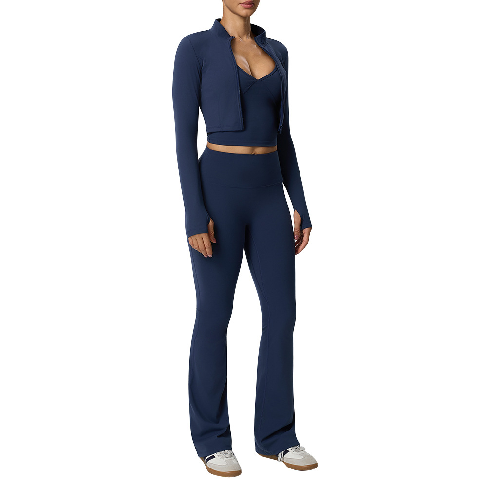 Set Pakaian Olahraga Naked Fee - Yoga Fitness Jacket ulasan dan harga