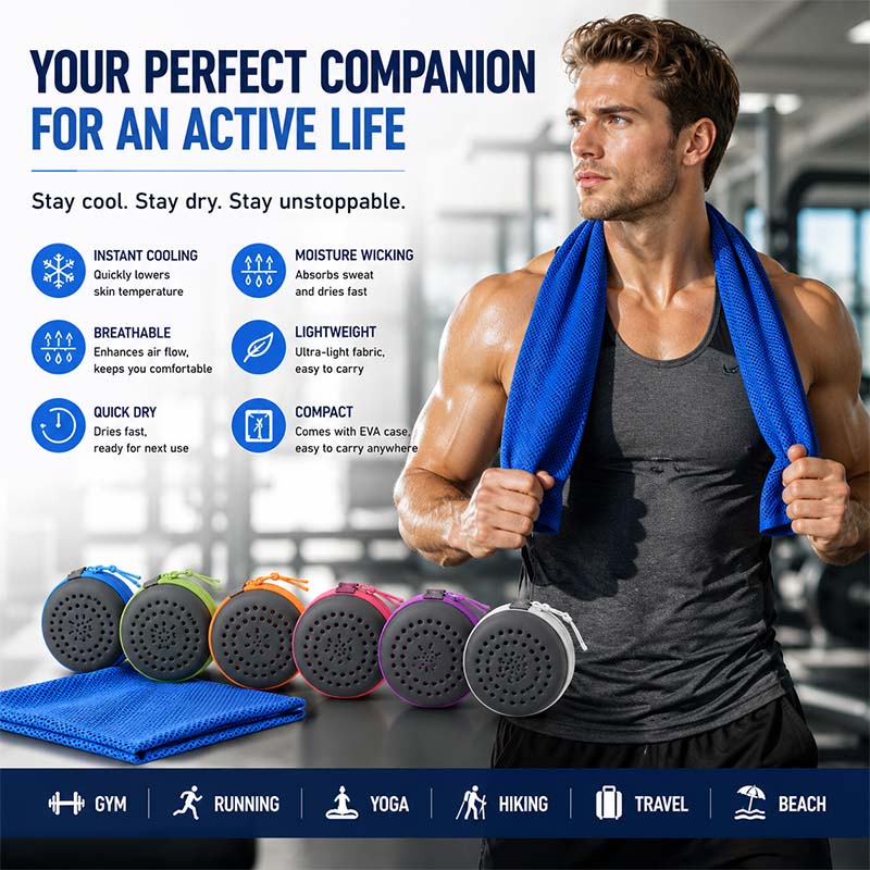 Handuk Pendingin Instan dengan - Yoga Fitness Gym ulasan dan harga