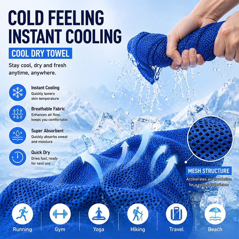 Handuk Pendingin Instan dengan - Yoga Fitness Gym ulasan dan harga
