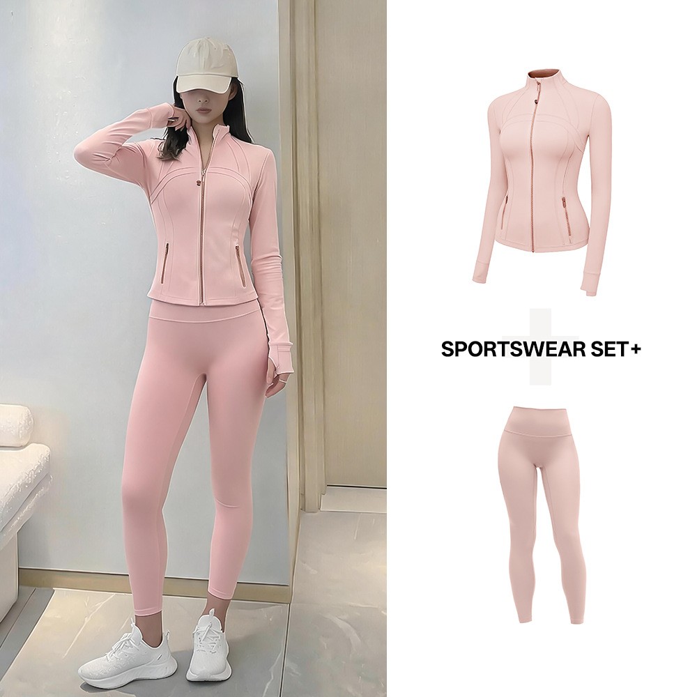 Setelan Yoga Wanita Jaket Berk - Yoga Fitness Jacket ulasan dan harga