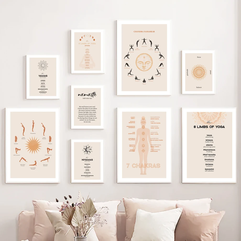 Lukisan kanvas poster Nordic d - Zen Yoga Fitness ulasan dan harga