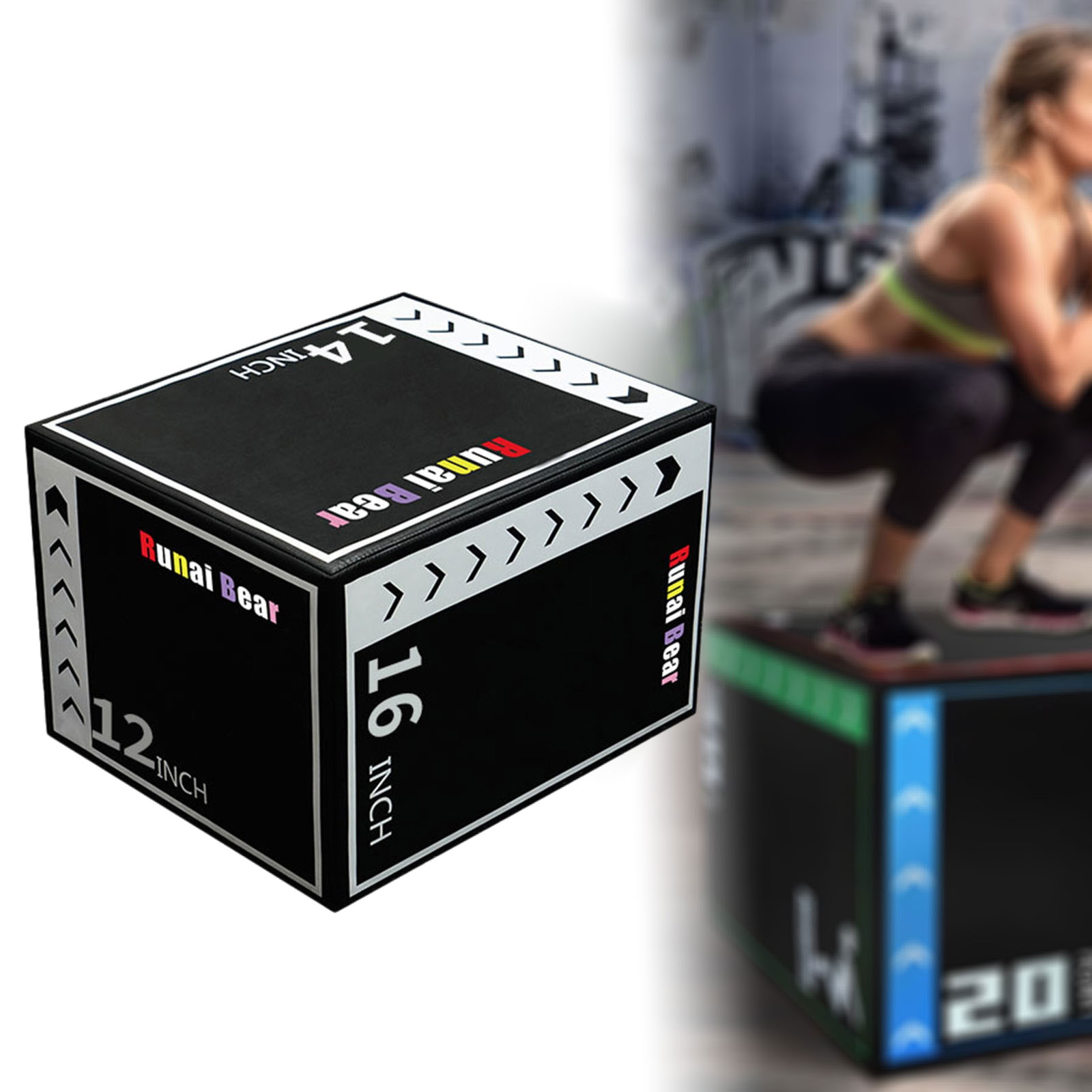 Kotak Latihan Lompat Plyo Port - Plyo Jump Box ulasan dan harga