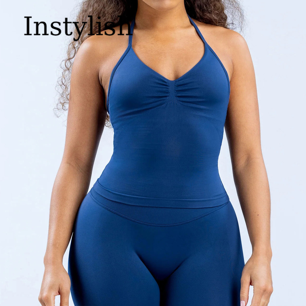 Set Yoga Wanita 2 Potong Tanpa - Yoga Of Fitness ulasan dan harga