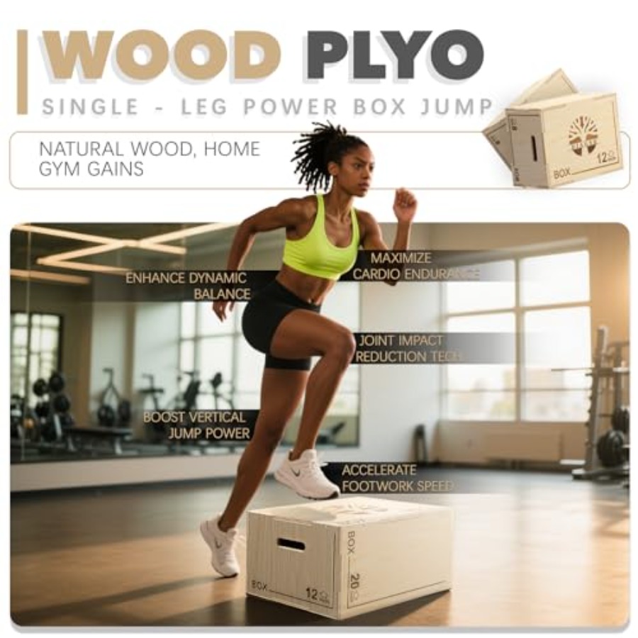 Plyo Box - Platform lompat ply - Plyo Jump Box ulasan dan harga