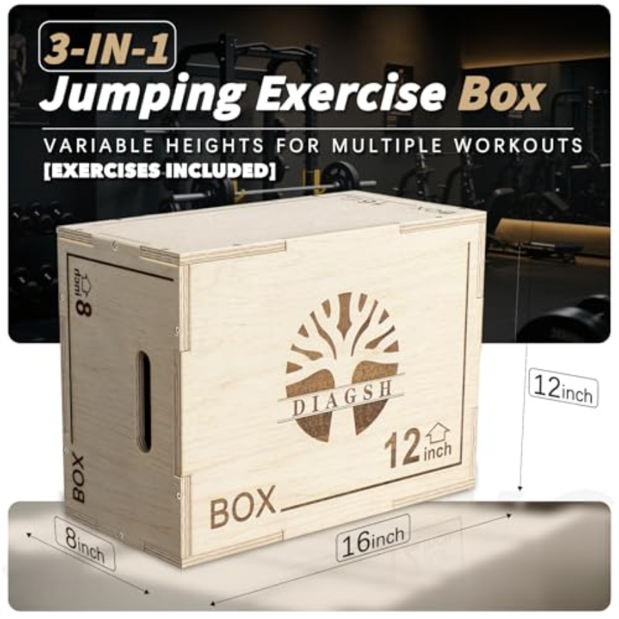 Plyo Box - Platform lompat ply - Plyo Jump Box ulasan dan harga
