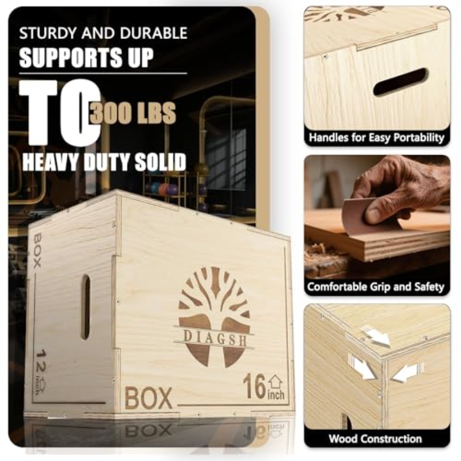 Plyo Box - Platform lompat ply - Plyo Jump Box ulasan dan harga