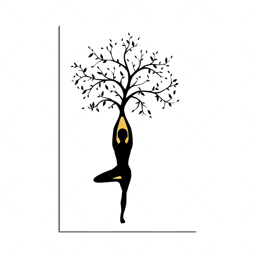 Poster Pose Yoga Meditasi Zen  - Zen Yoga Fitness ulasan dan harga