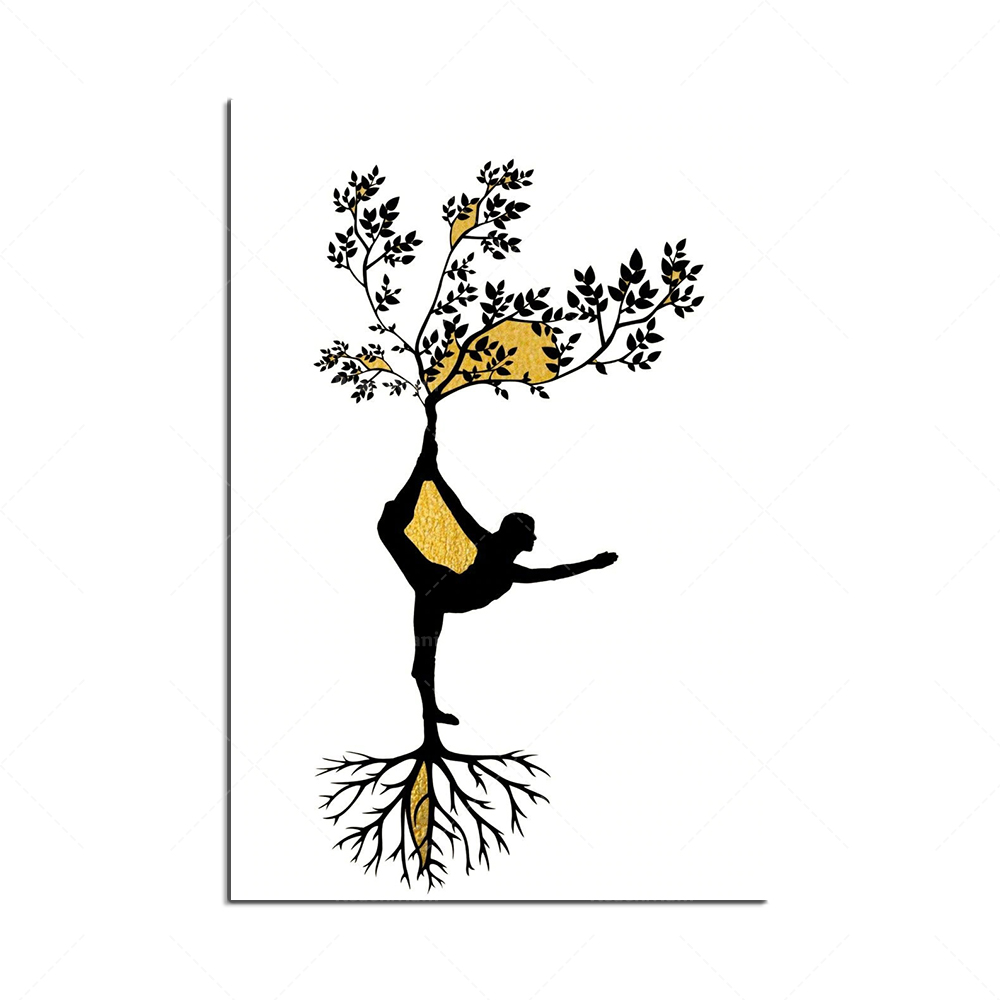 Poster Pose Yoga Meditasi Zen  - Zen Yoga Fitness ulasan dan harga