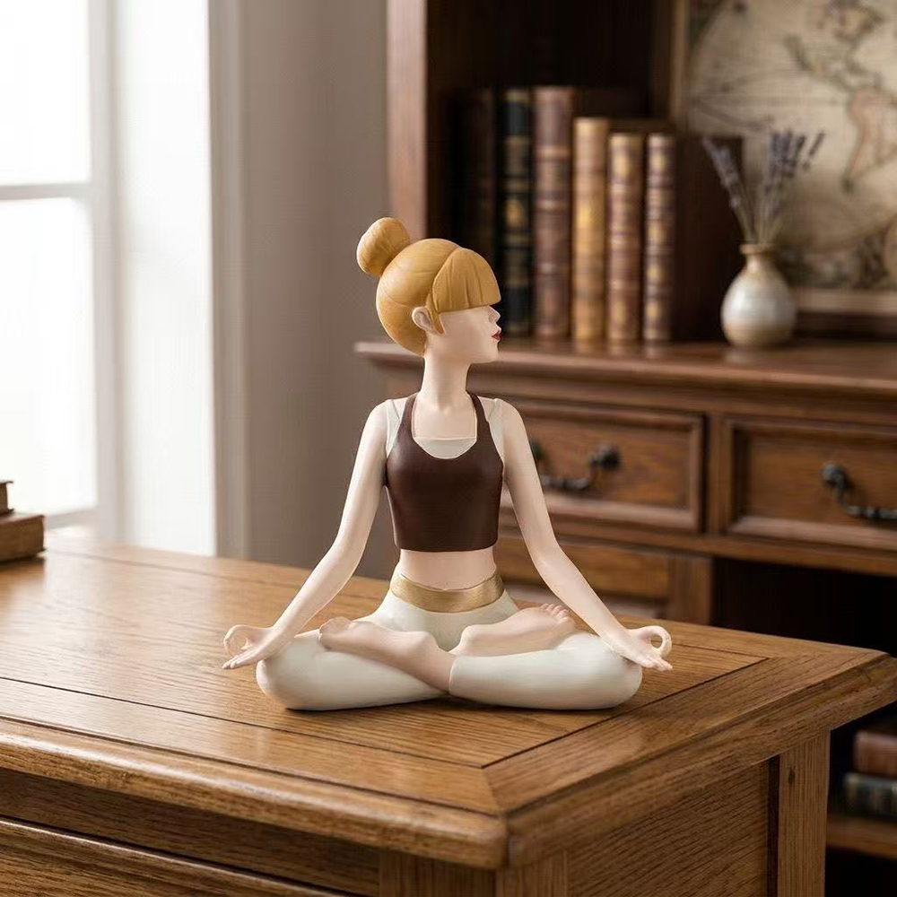 Patung Gadis Yoga, Kerajinan R - Zen Yoga Fitness ulasan dan harga